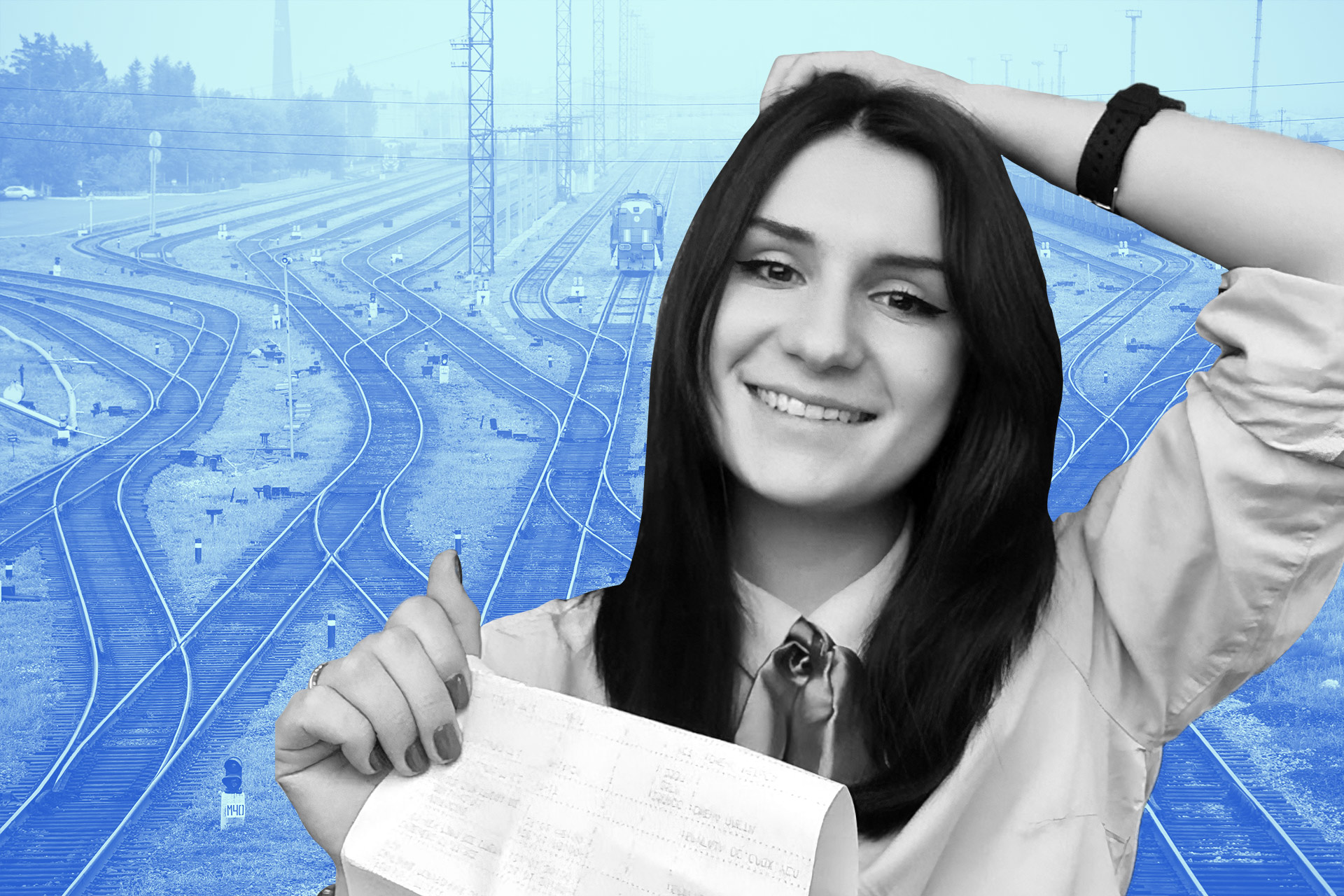Первая женщина в профессии машиниста электропоезда