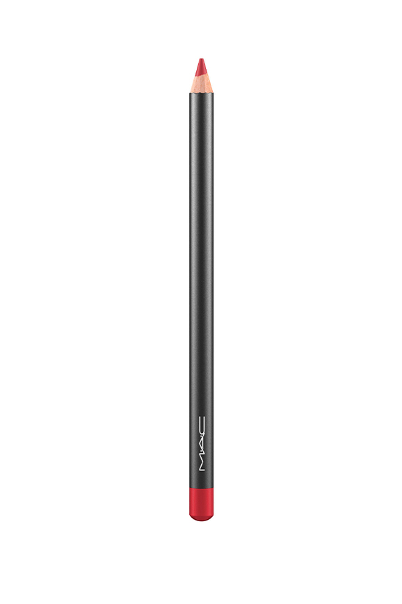 как подобрать красную помаду: MAC lip pencil, оттенок Cherry