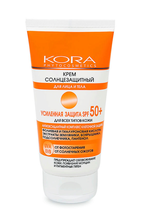 Солнцезащитный крем Kora SPF50