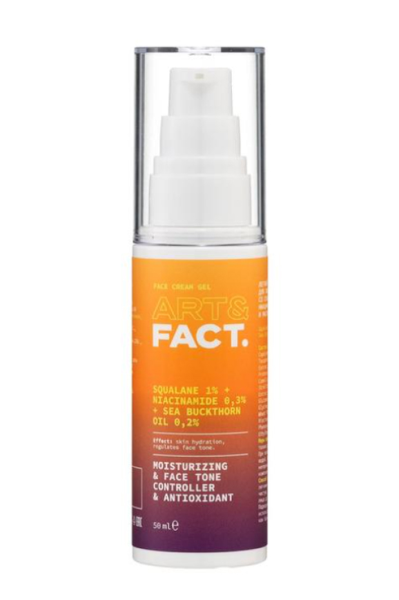 Крем-гель ART&FACT Squalane 1% + Niacinamide 0,3% + Sea buckthorn oil 0,2%
