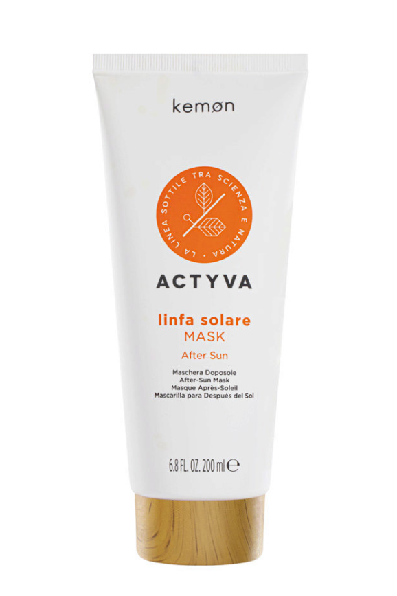 Маска для волос после пребывания на солнце Kemon Actyva Linfa Solare Mask Velian