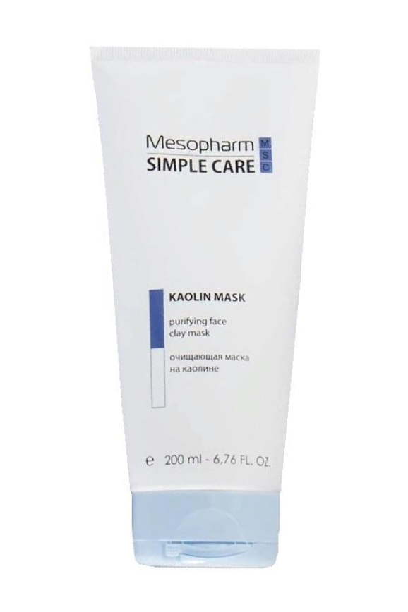белая глина для лица: Очищающая маска Mesopharm Professional KAOLIN MASK