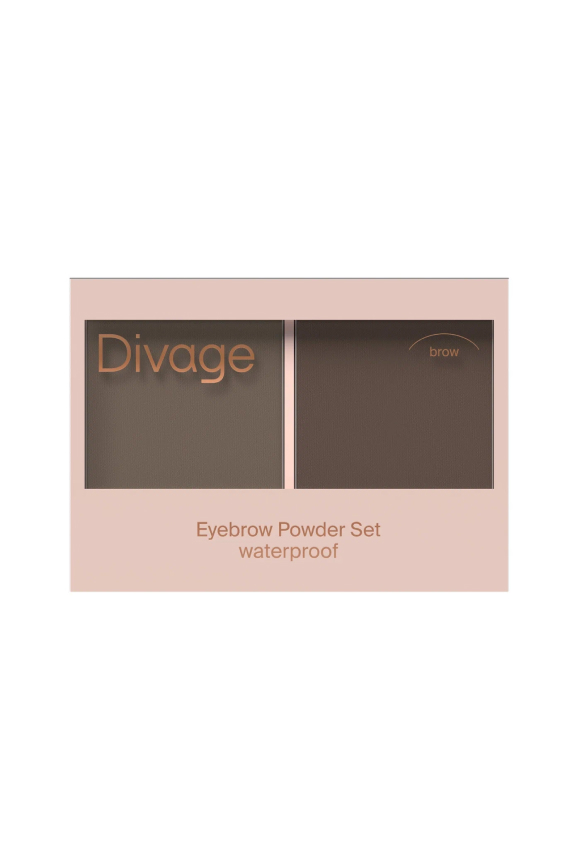 Набор теней для бровей Divage Waterproof Brow Powder Set