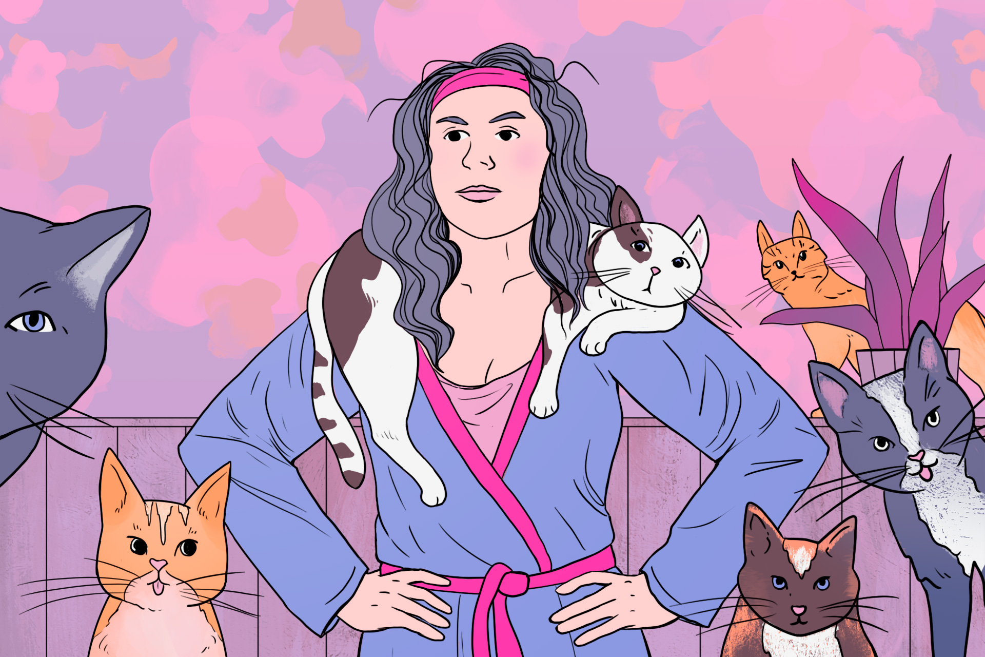 безумная кошатница