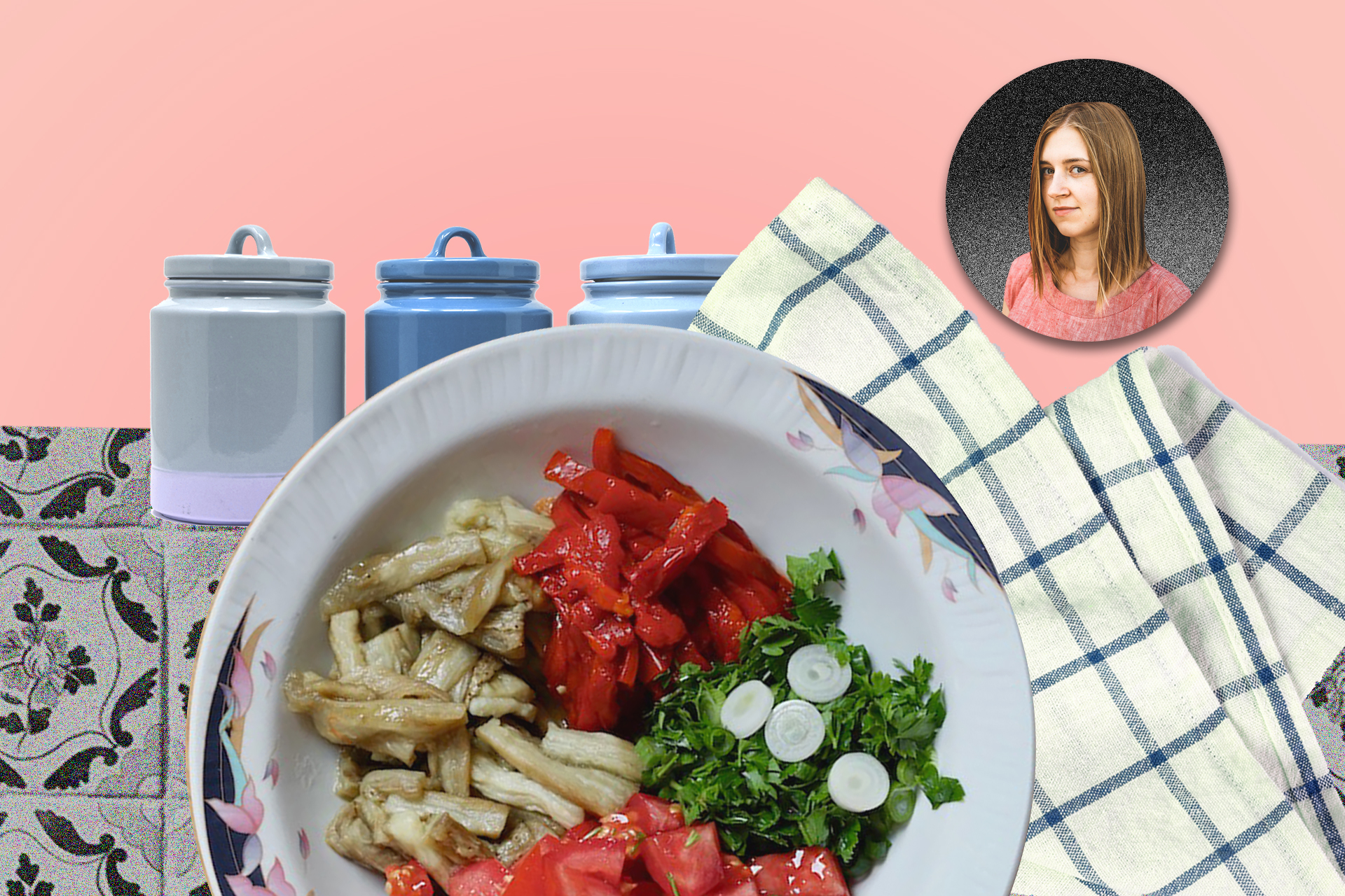 салат с баклажанами