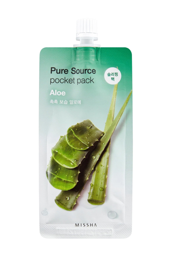 Ночная маска MISSHA Pure Source Pocket Pack Aloe