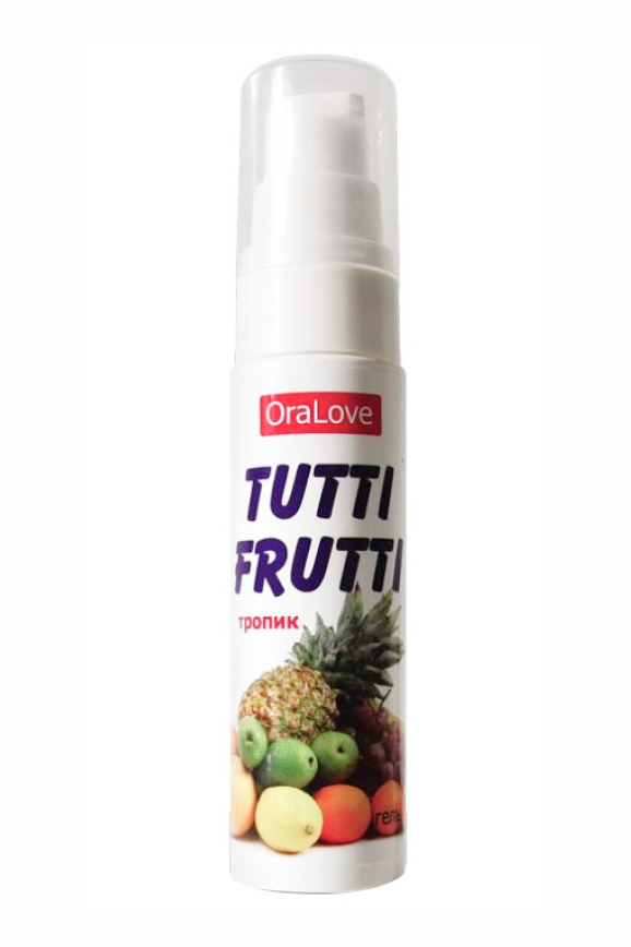 Оральная смазка Tutti Frutti с тропическим вкусом