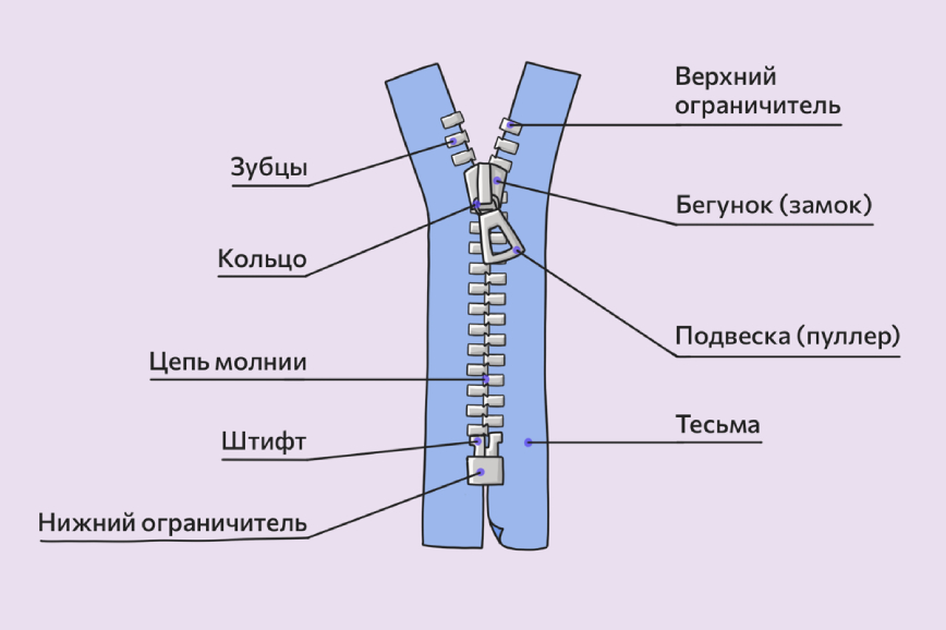 Из каких элементов состоит молния