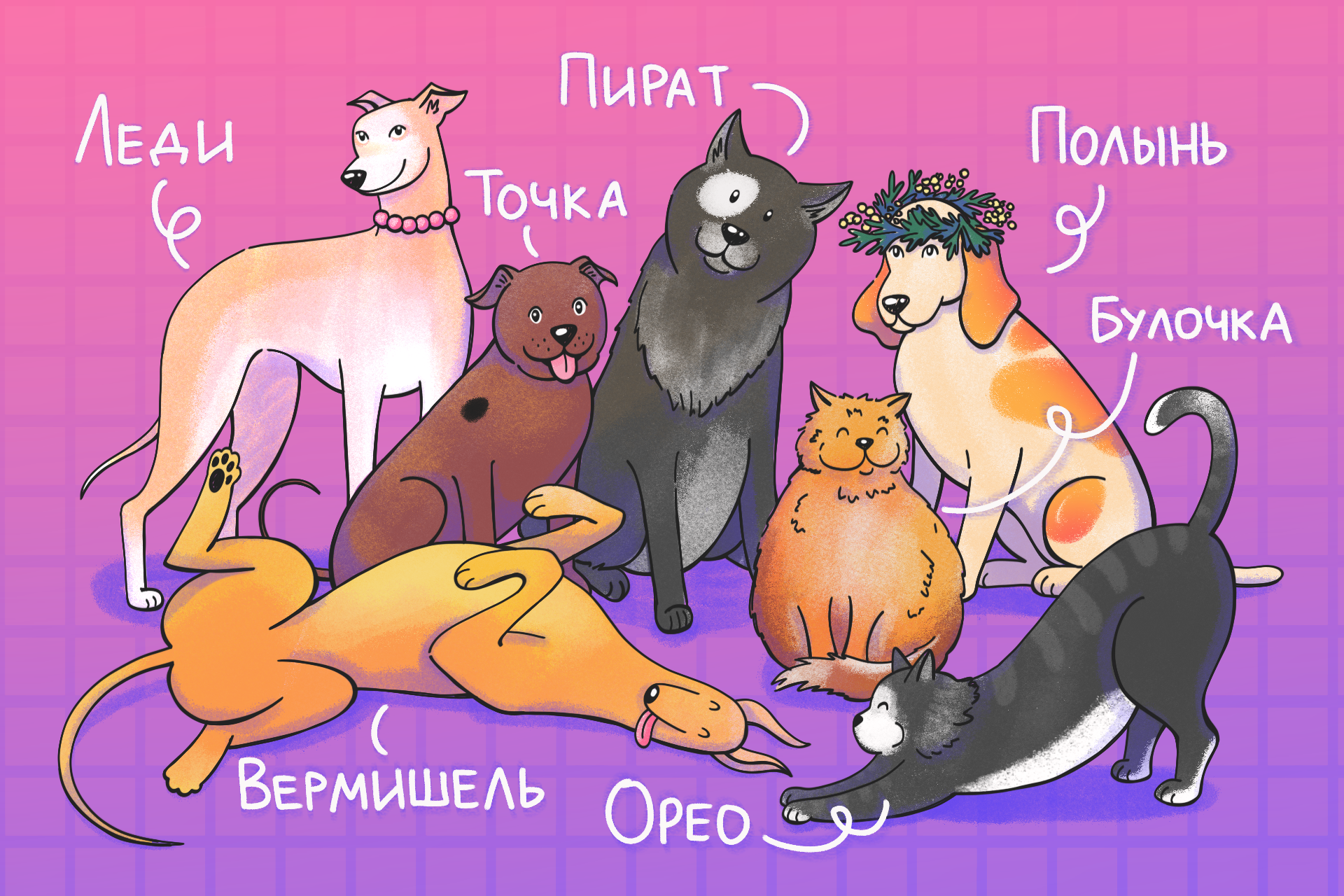 клички бездомным животным